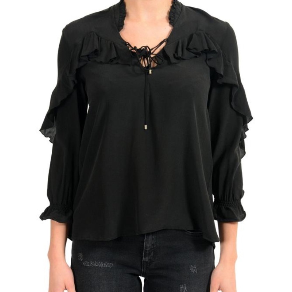 Just Cavalli Ruffle sleeve blouse